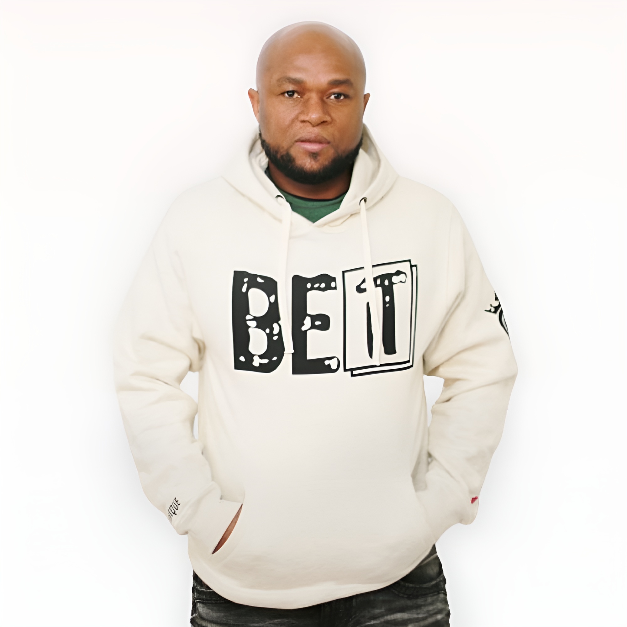 MEANT TO BE HOODIE VEST - WHITE